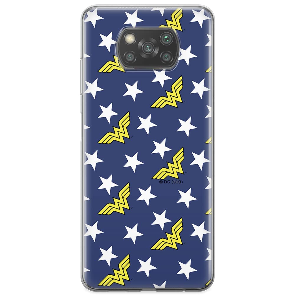 ERT GROUP mobile phone case for Xiaomi POCOPHONE X3 original and officially Licensed DC pattern Wonder Woman 007 optimally adapted to the shape of the mobile phone, case made of TPU