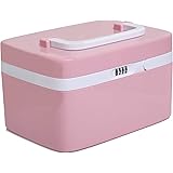 Medicine Lock Box for Safe Medication Storage - Childproof Prescription Bottle Organizer - Lockable Combination Chest (4 Digi