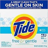 Tide Free &amp; Gentle, 95 Oz, Unscented, Powder