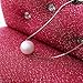 Merdia S925 Sterling Silver Fashionable Chain Simulated Pearl Pendant(White)