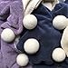 Organic Wool Dryer Balls – Handmade Felted – 100% Pure Premium New Zealand Wool – Best For Natural Fabric Softener While Drying Laundry – Eco-friendly Reusable Alternative To Dryer Sheets – XL 6 Pack