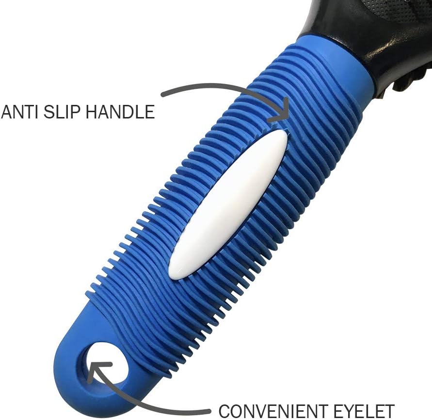 BV Dog Brush and Cat Brush, Pet Grooming Comb, 2 Sided Bristle and Pin for Long and Short Hair Dog, Removing Shedding Hair
