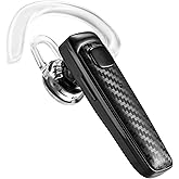 MQQC S525 Bluetooth 5.1 Wireless Earpiece, 16Hrs HD Calling, CVC8.0 Noise Cancelling, Hands-Free, Black