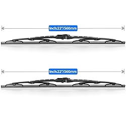 RAINTOK 22" + 22" Windshield Wiper Blades
