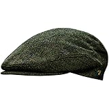 Irish Tweed Trinity Flat Cap, 100% Tweed, Made in Ireland