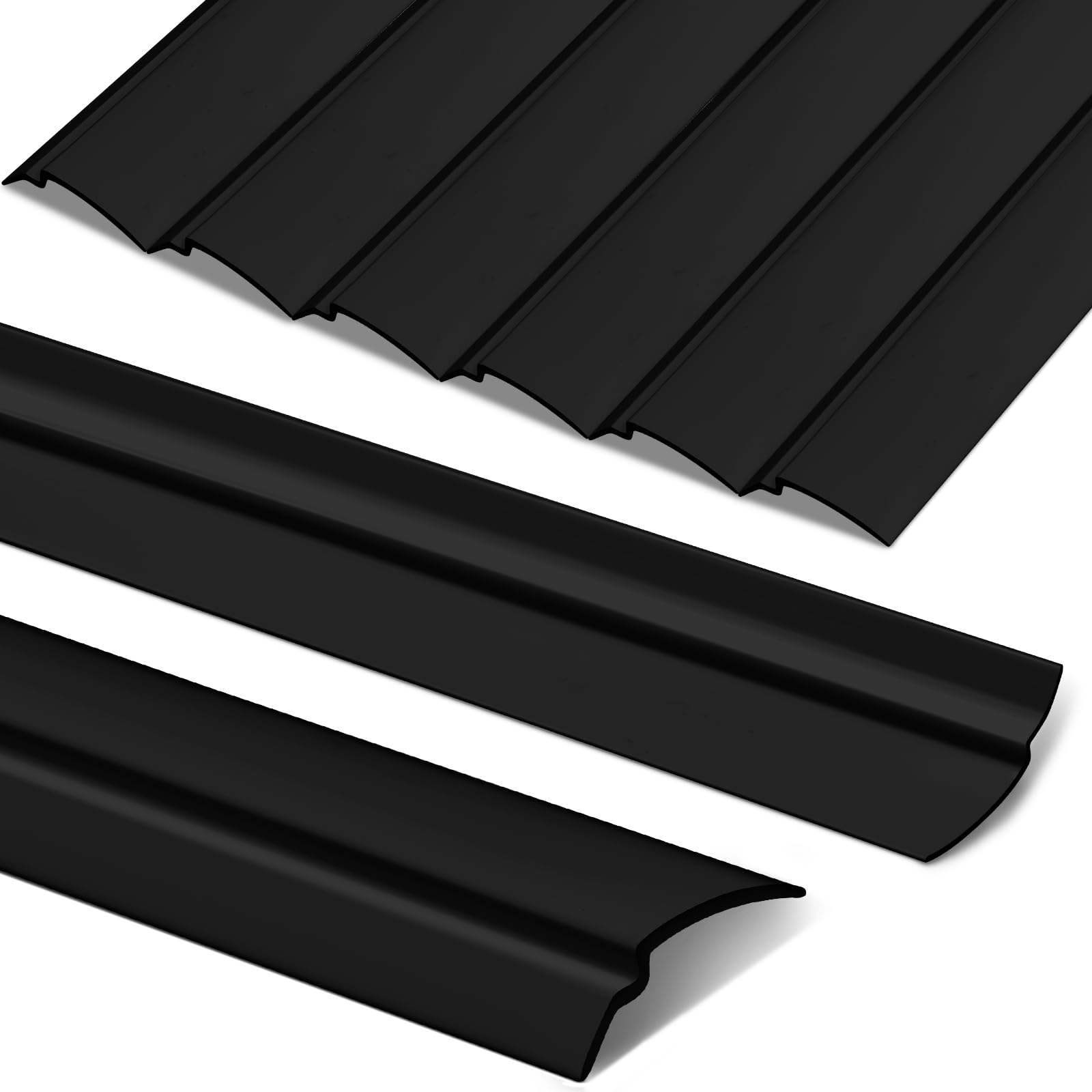 Photo 1 of Maasechs 10 Pack 72" Vinyl Snap in Window Glazing Bead Resistant Window Frame Seal Snap in Glazing Bead Vinyl Spline(Black)