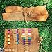 FILANA (8 Block Crayons) Organic Beeswax Block Crayons, Natural, Non Toxic, Safe for Children, Handmade in The US, No Paraffin or Petroleum Waxes, Rich Colors, Glide Easily