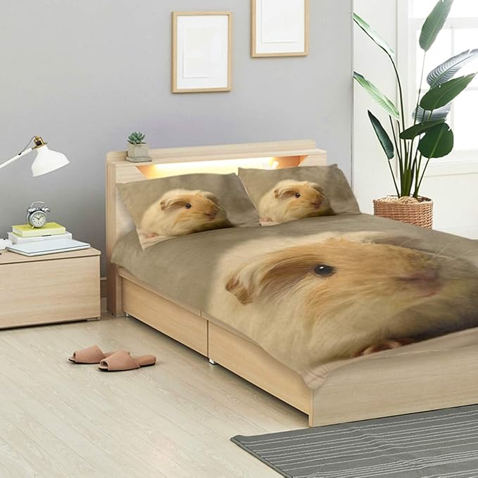 MALPLENA Children Quit Set Cute Guinea Pig Picture 100 Cotton