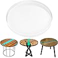 24" Large Resin Table Molds, Large Resin Mold Round Silicone,Epoxy Table Mold for Charcuterie Board, River Resin Coffee Table, DIY Art Home Decoration(24" * 24")