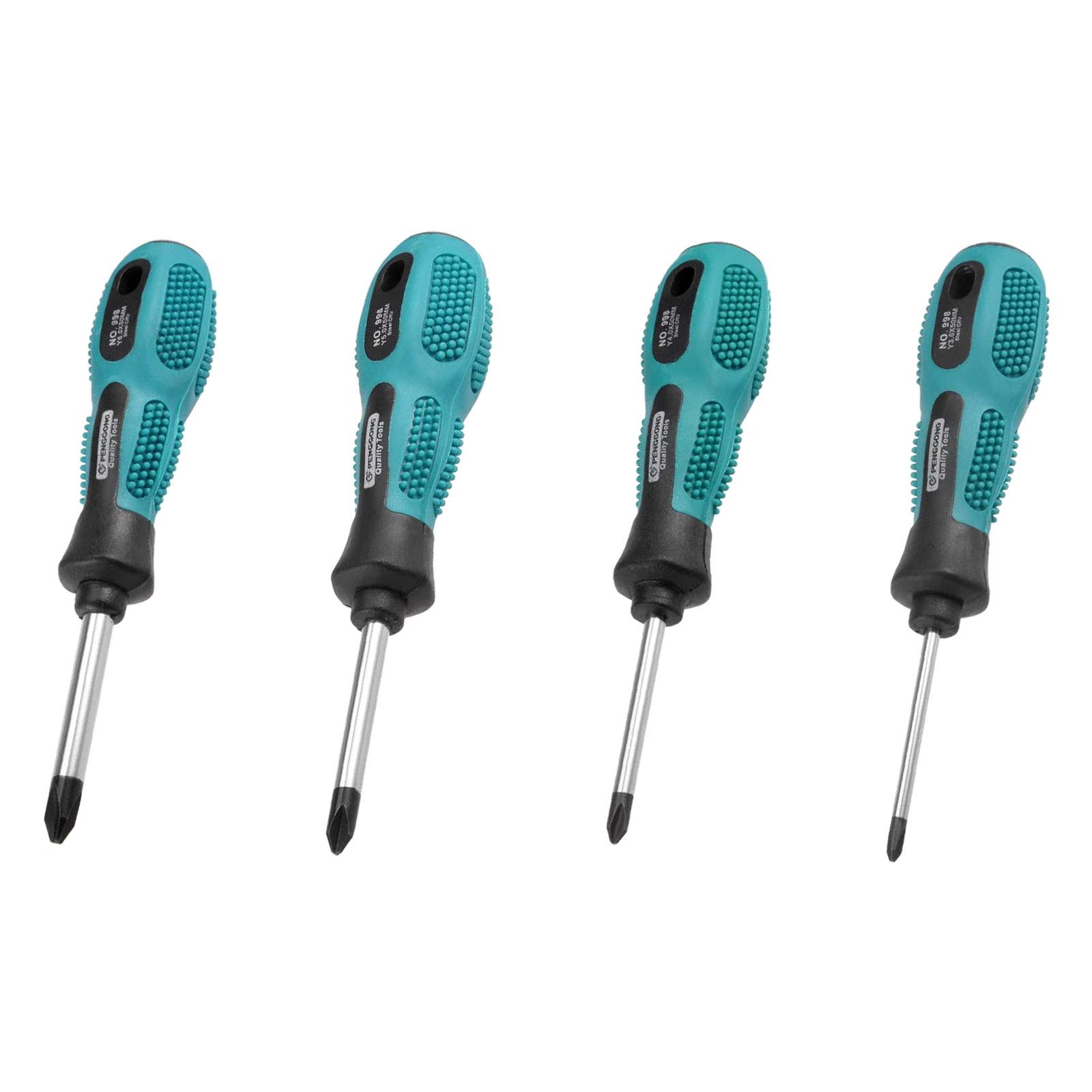 4-Pack Tri-Wing Screwdriver Set Magnetic Point Y Type 4 Sizes 3mm, 4mm, 5mm, 6mm for Nintendo Game Controller Phone Repair
