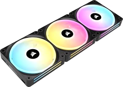 Corsair iCUE LINK QX120 RGB 120mm Magnetic Dome Fans Triple Starter Kit