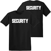 Promotion &amp; Beyond Security | Event Safety Guard Staff One/Two-Sided American USA Flag On Arm Big Sizes Polo Unisex T-Shirt