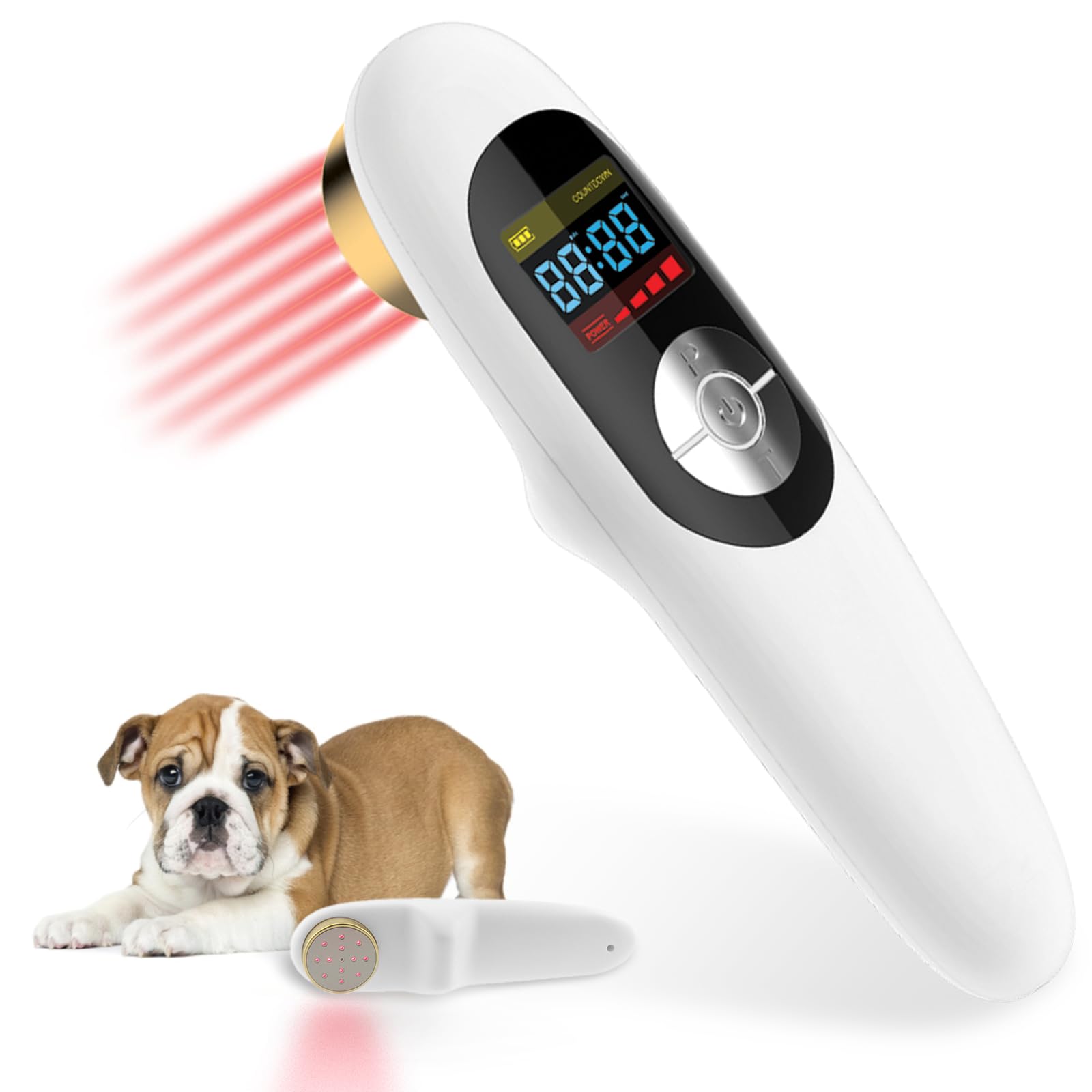 Photo 1 of LASWHGDPET Red Light Therapy for Dogs - 12x 650 nm & 1 x808nm Infrared Red Light Therapy Vet Device, Portable Therapy Device for Pain Relief Arthritis, Spinal, Promote Blood Circulation