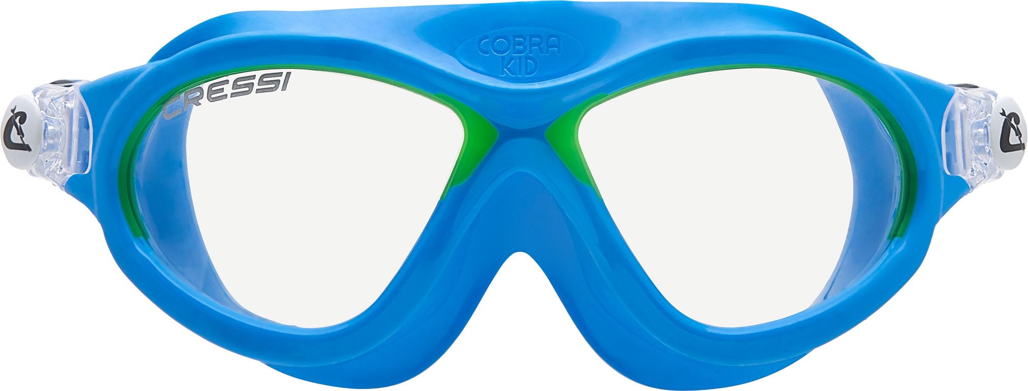 Cressi Cobra Kid - Premium Swim Goggle Kid's Mask 7/15 Years - Made in Italy