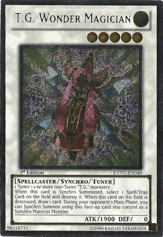 Yu-Gi-Oh! - T.G. Wonder Magician (EXVC-EN040) - Extreme Victory - 1st Edition - Ultimate Rare