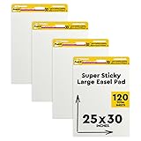 Post-it Super Sticky Easel Pad, 25 in x 30