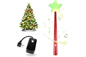 LICHI Magic Light Wand Remote - Wireless Control for Music-Activated Light Show, Trees and Decorations Indoor/Outdoor