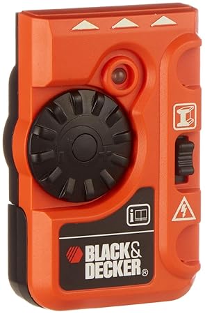 Black+Decker BDS200-XJ Detector de estructuras de Metal y Cables, 9 V