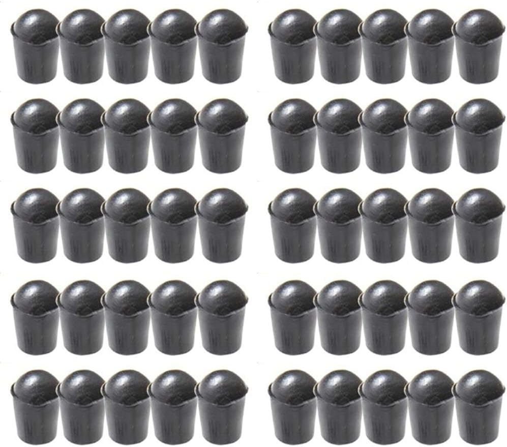 Prong Collar Covers, 50 Tips per Pack Dog Prong Collar Tips, 2.5mm - 4.0mm Vinyl Comfort Tips for Prong Collar