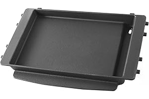 SafBbcue 7658 17.5"Grill Griddle for Weber Spirit I & II 200/300 Series Gas Grills,Cast Iron Griddle Plate for Spirit E-210,II E-210,E-310/330,S-315,II E/S-310/310,Genesis Silver B/C,Spirit 700,#7597