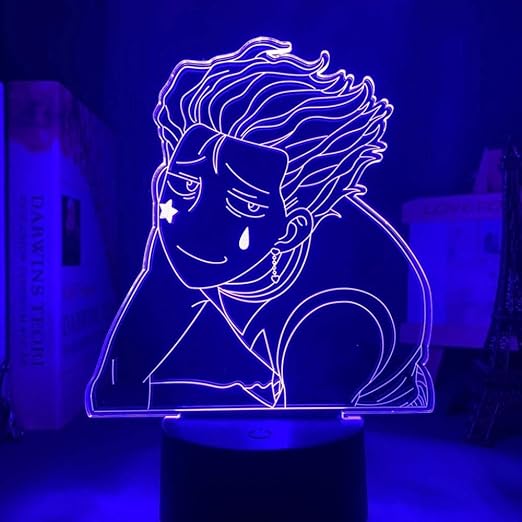 3D Anime Illusion Lampe Anime Led Licht Hisoka Meme Für Kinder