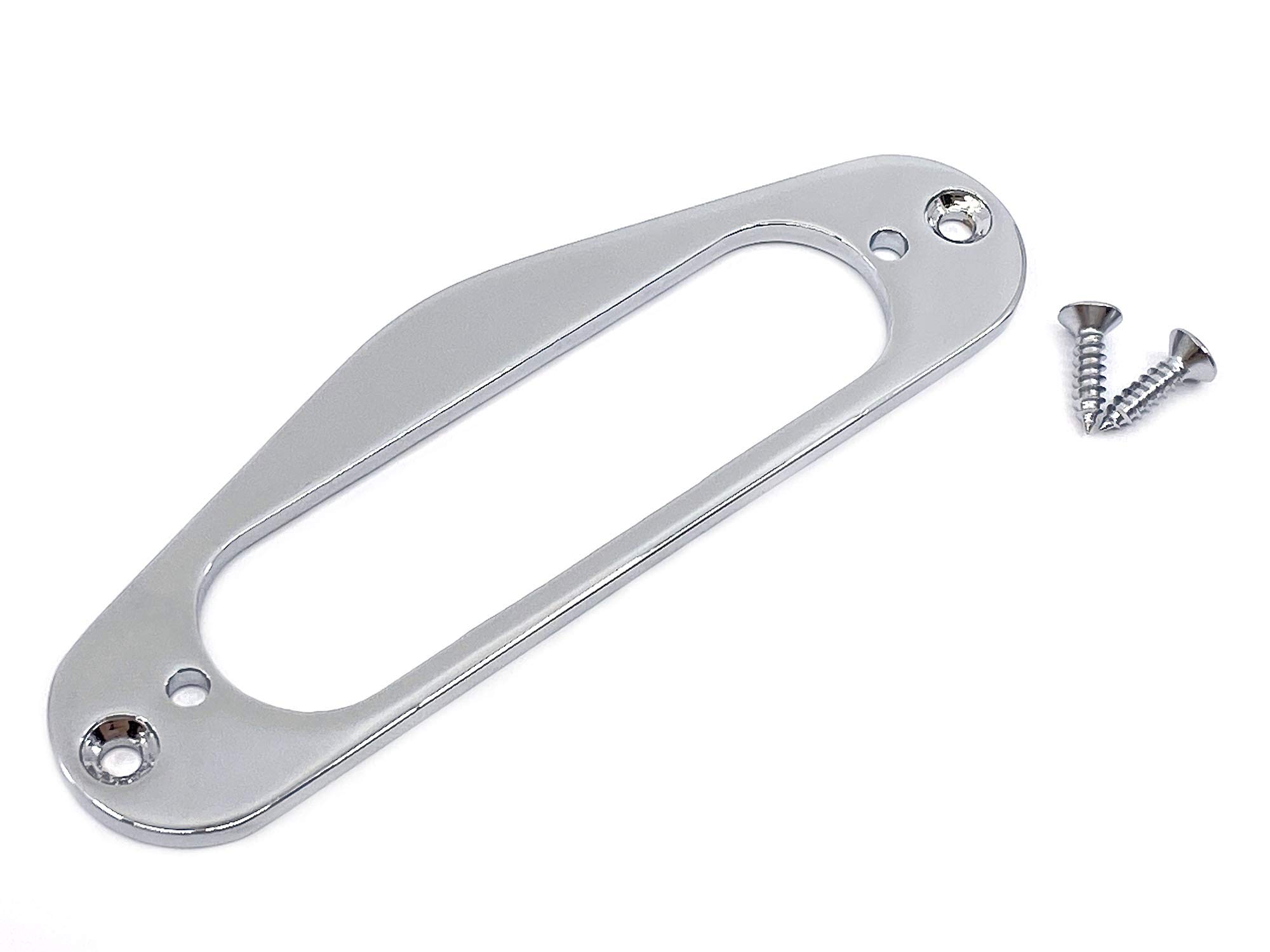 Mounting Ring With Screws For Fender Stratocaster Single Coil Pickup - Chrome