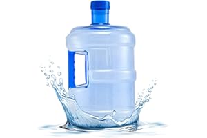 Plastic Water Bottle 7.5L Water Jug with Handle Leakproof Transparent Bottle No Odor Sealed Reusable Dustproof Portable Water