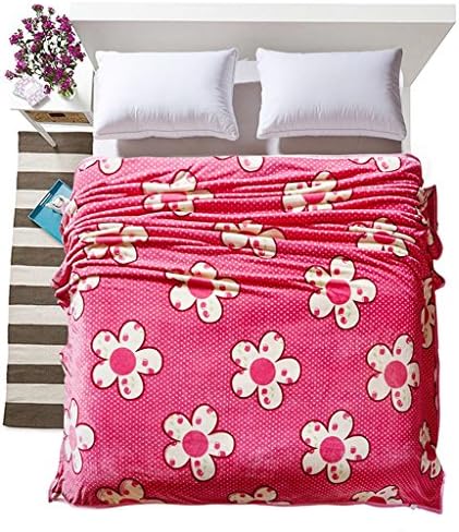 Blanket Throw Thicker double-sided skin-friendly soft "light but warm" 100% Polyester Micro Wrinkle Resistant Anti-Fade ( Color : Pattern 2 , Size : 200230cm )