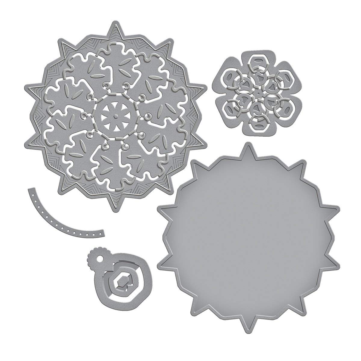 Cut, Fold And Tuck Spellbinder Paper Arts Puzzle Effect Die Template