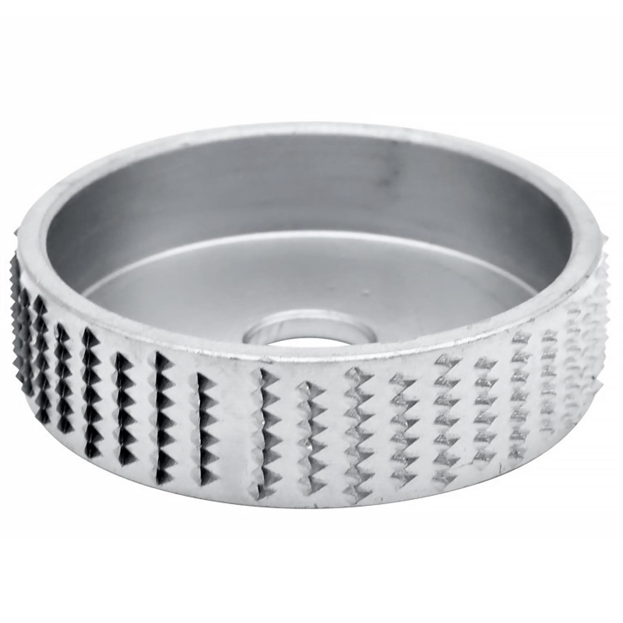 Rasp Disc Radial Wood Grinding Disc Angle Grinder 75 x 16 mm for Angle Grinders, Ideal for Wood Shaping, Carving and Polishing