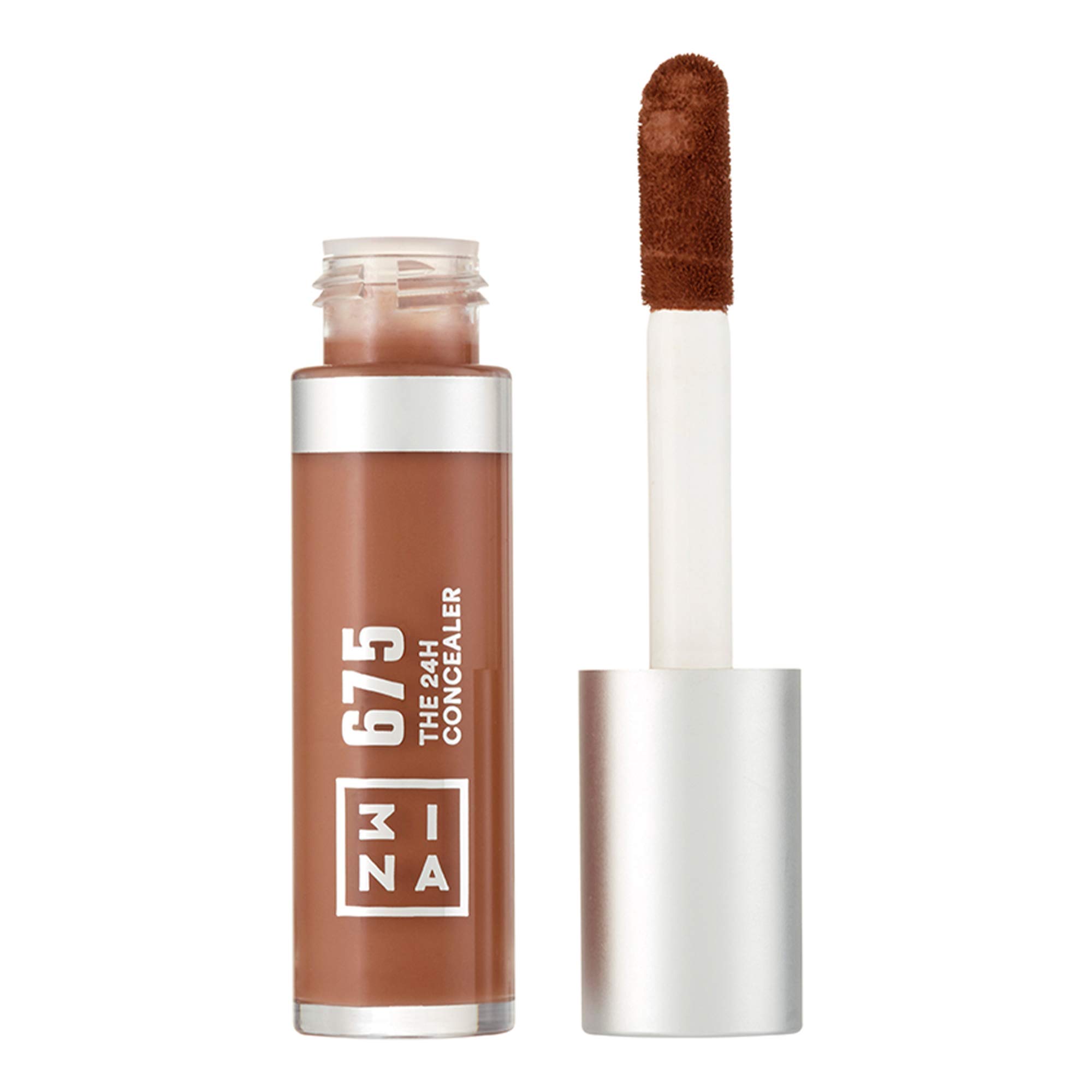 3INA MAKEUP - The 24H Concealer 675 - Dark brown Dark Circles and Blemish Liquid Concealer - Medium-Full Coverage