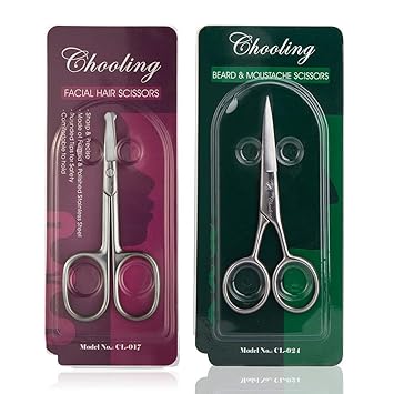 Amazon Com Chooling Nose Hair Scissors Rounded Tip Beard