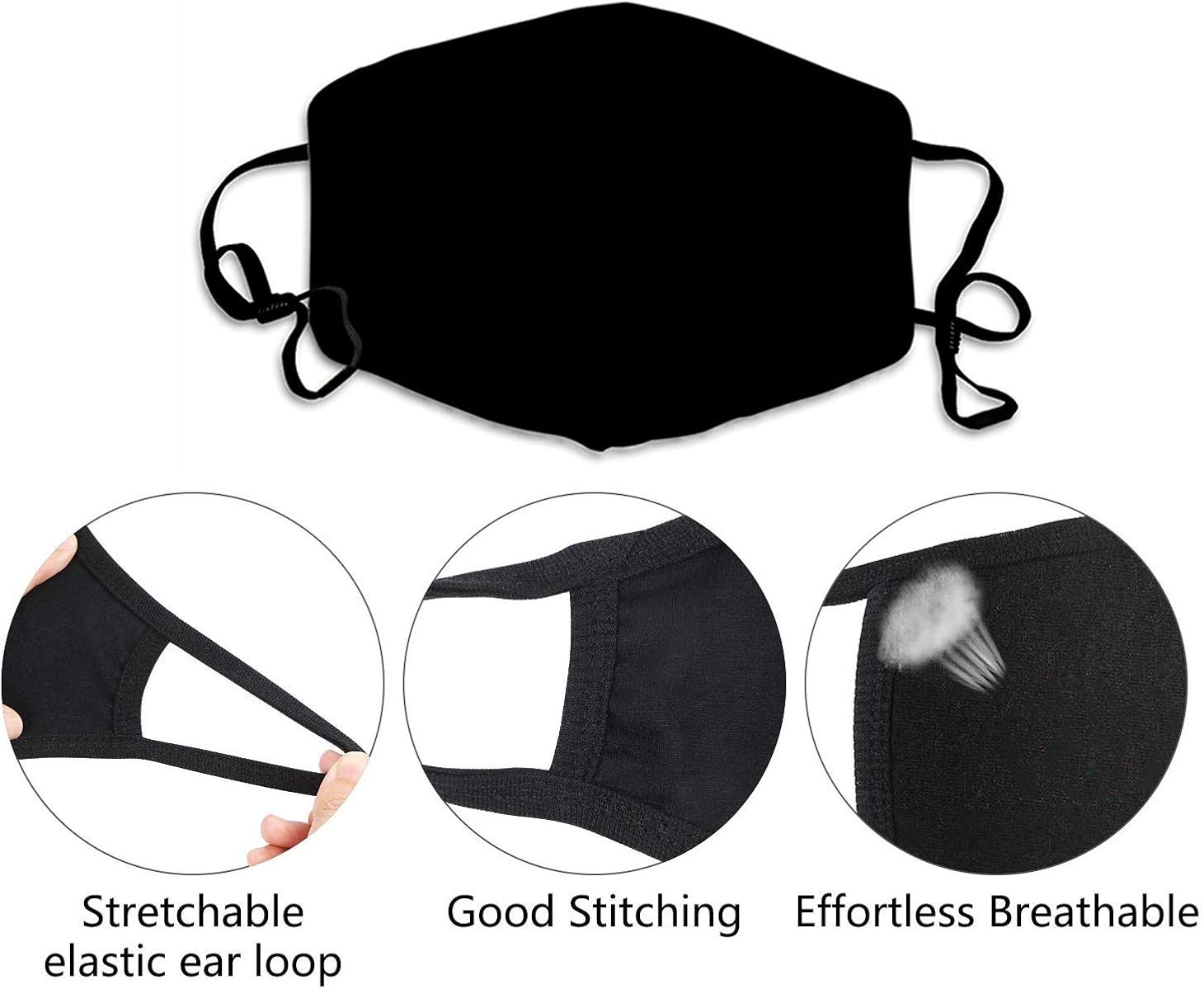 Choarica Clown Face Jo-Ker Mouth Dust Mask Windproof Muffle Reusable Face Cover Adjustable Ear Loops: Clothing
