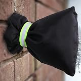 Machine-Ya Outside Tap Covers Winter Insulated Protectors 22x16CM Black