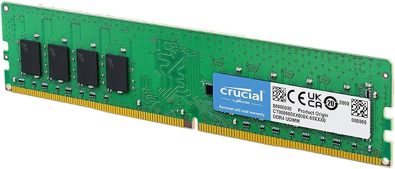 Crucial 8GB DDR4 2400MHz CL17 UDIMM CT8G4DFS824A RAM