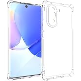USTIYA Case for Huawei Nova 10 Clear TPU Four Corners Protective Cover Transparent Soft funda