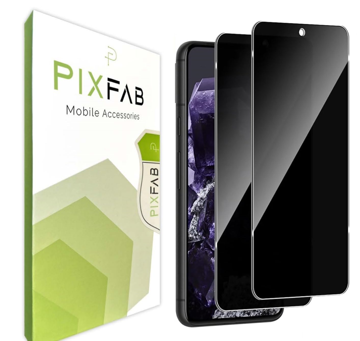 Privacy Tempered Glass Screen Protector for Google Pixel 9 Pro XL, [Anti Spy] Clear Full Screen 9H Hardness, [Durable] [Shatter Proof] And Scratch Resistant Screen Glass - [Pack of 2]