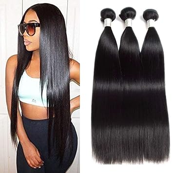 Amazon Com Newness Indian Straight Hair 4 Bundles 20 22 24