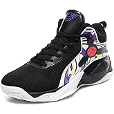 WELRUNG Unisex's High Top Lightweight Fly-Weaving Running Jogging Sneakers Sports Tennis Basketball Shoes