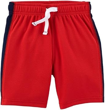 red baby shorts