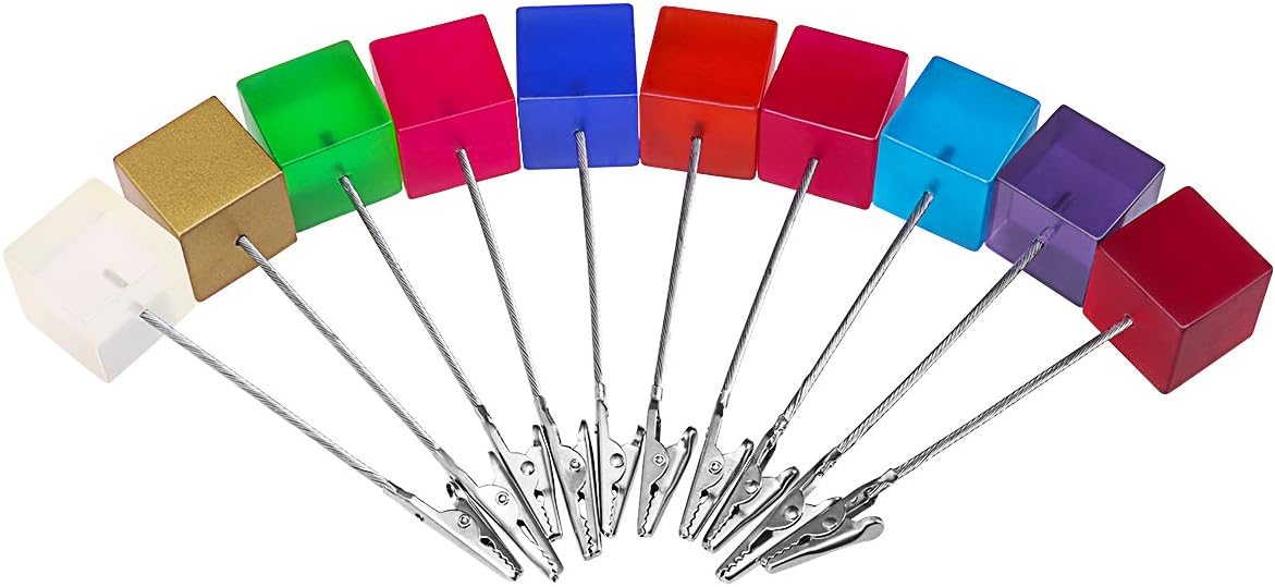 Pack of 10 Photo Holders - Random Colour, Random Color