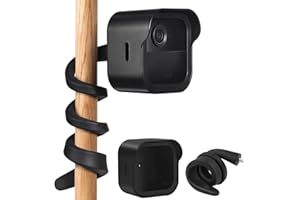 delilyn Flexible Twist Mount for All-New Blink Outdoor 4 (4th Gen) & Blink Outdoor (3rd Gen), Weatherproof Protective Housing with Charging Cutout and Gooseneck Mount for Blink Camera