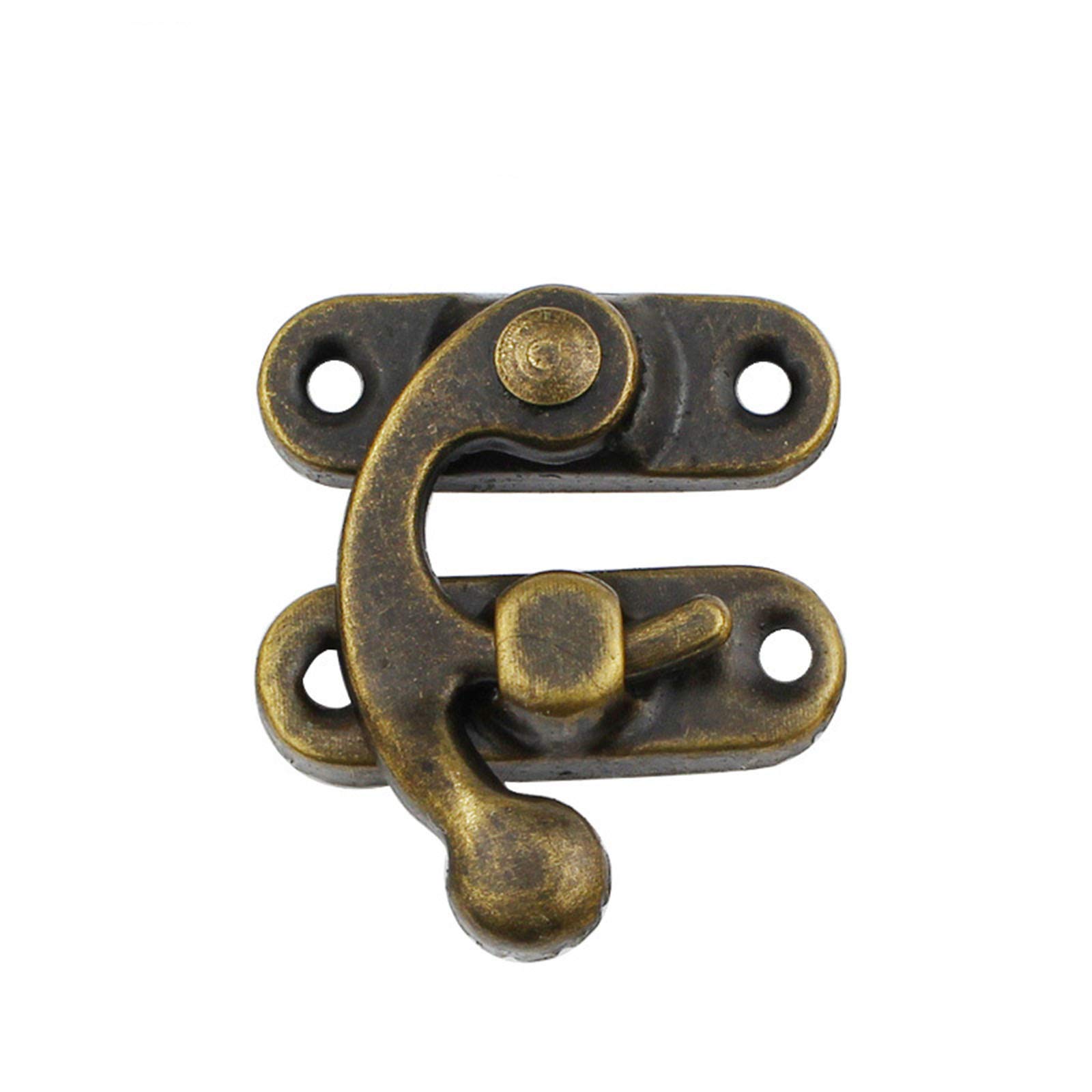 Pack of 20 pcs of Antique Vintage Latch Antique Bronze Color Left Swing arm Buckle Hook Lock hasp
