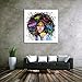 Dolland Unframed African American Wall Art for Livingroom Wall Decor, Original Designed Canvas Painting Art Decor