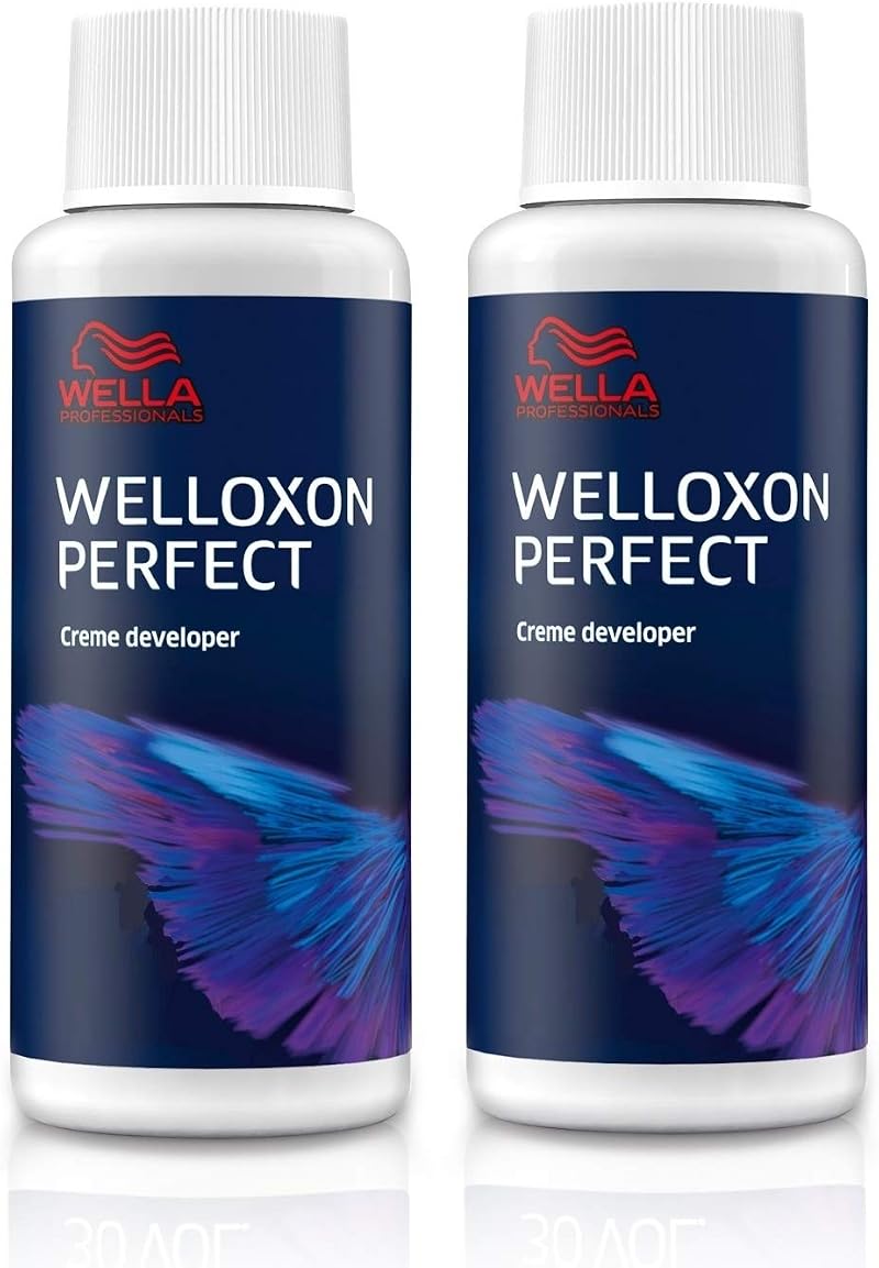 Wella Welloxon Perfect 9% Hydrogen Peroxide 60 ml Pack of 2 Professional