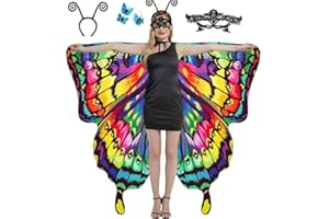 Aimeiar Dual Sided Butterfly Costumes for Women,Part Halloween Butterfly Wings Adults costume 2024