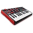 Akai Professional MPK Mini MKII – 25 Key USB MIDI Keyboard Controller With 8 Drum Pads, 8 Assignable Q-Link Knobs and Pro Software Suite Included