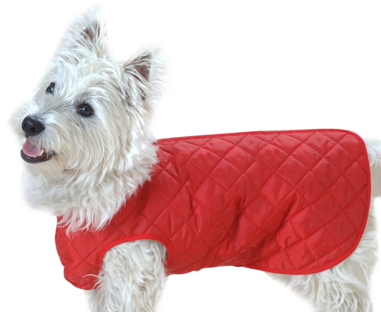 Cosipet Quilted Step in Suit, 12-inch/ 30 cm, Red