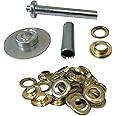 EZ Travel Collection Tarp Grommet Installation Tool with Grommets (30 Grommets Included)