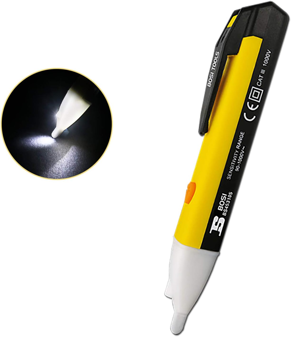 Volt Alert NonContact Voltage Tester BOSI 901000V Sensitivity Range